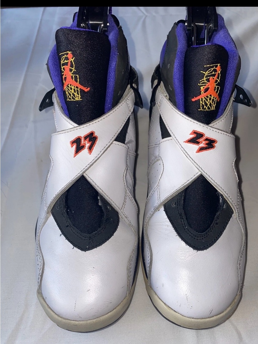Air Jordan VIII 8 Retro GS Three Peat Kids Youth 4.5Y 305368-142 Shoes Sneakers